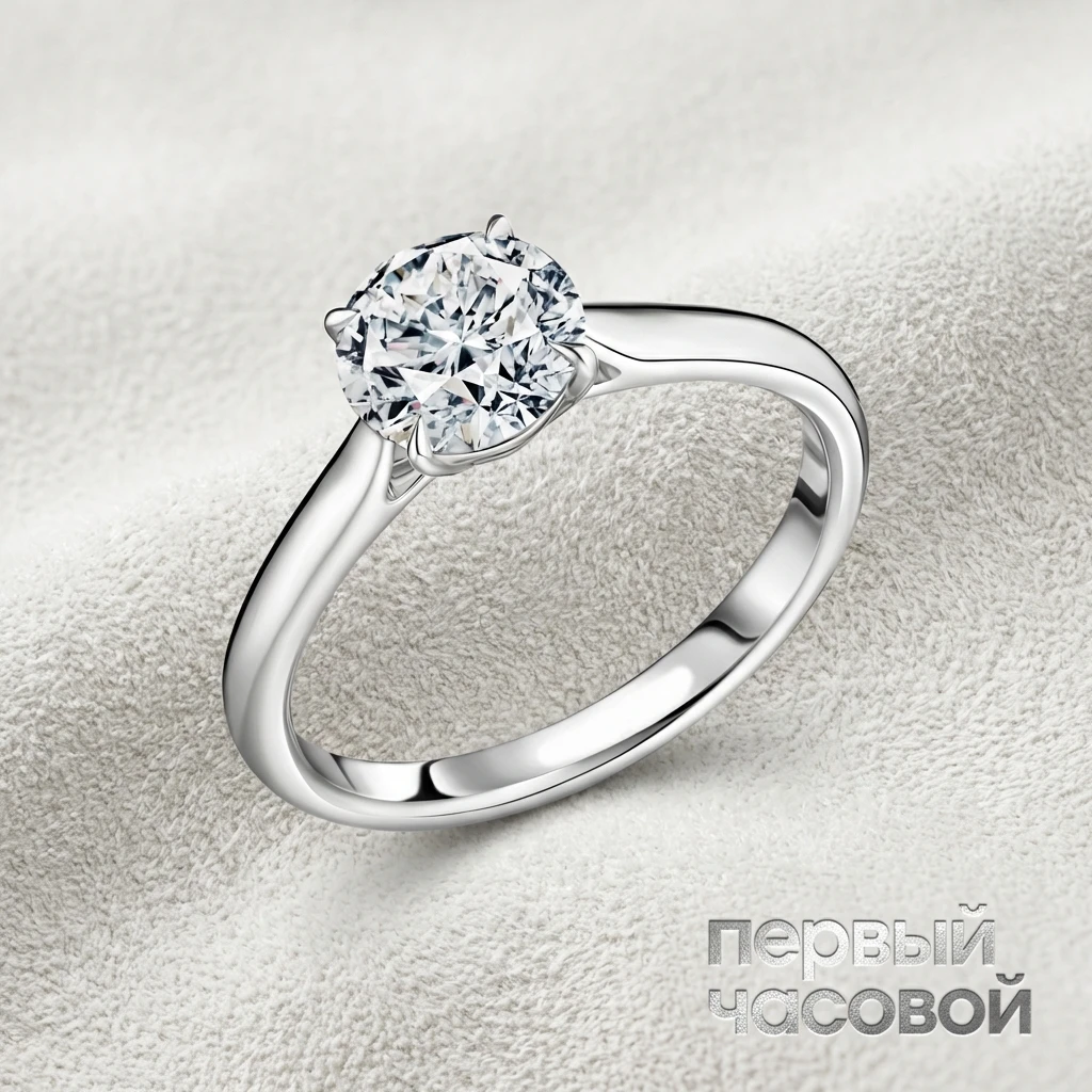 Купить украшение Studio jewelry Кольцо 1,11 ct. H/VS1 "Lucky Number" (3 excellent) : в наличии в Москве!