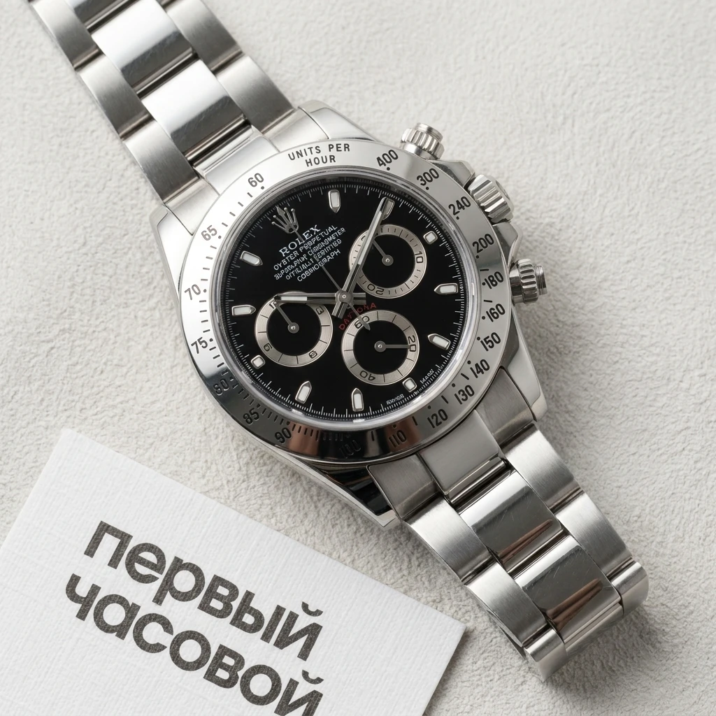 Купить элитные часы Rolex Cosmograph Daytona APH Black Dial 116520: в наличии в Москве!