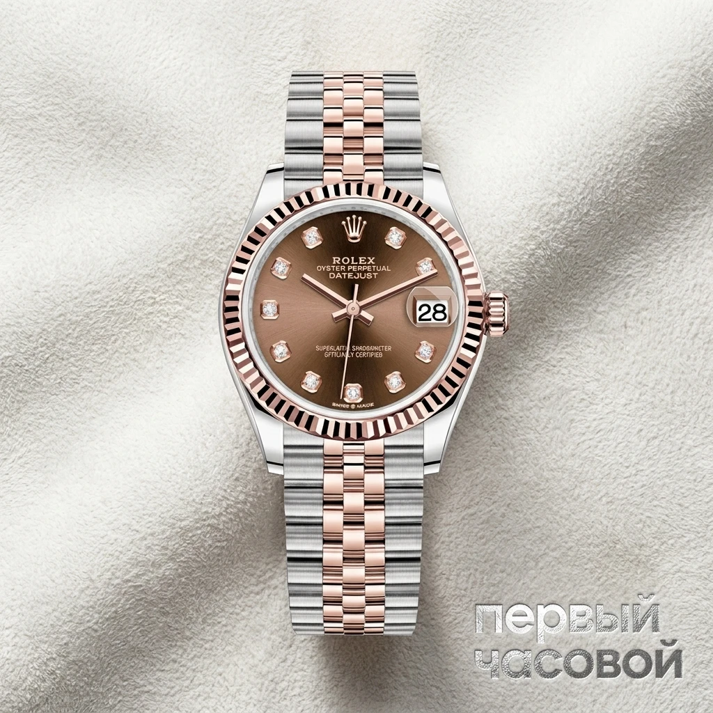 Купить элитные часы Rolex Datejust 31Mm Steel &amp; Rose Gold Chocolate 278271: в наличии в Москве!