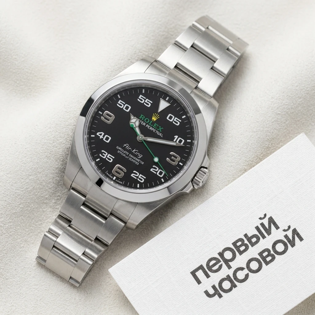 Купить элитные часы Rolex Oyster Perpetual Air King  126900: в наличии в Москве!