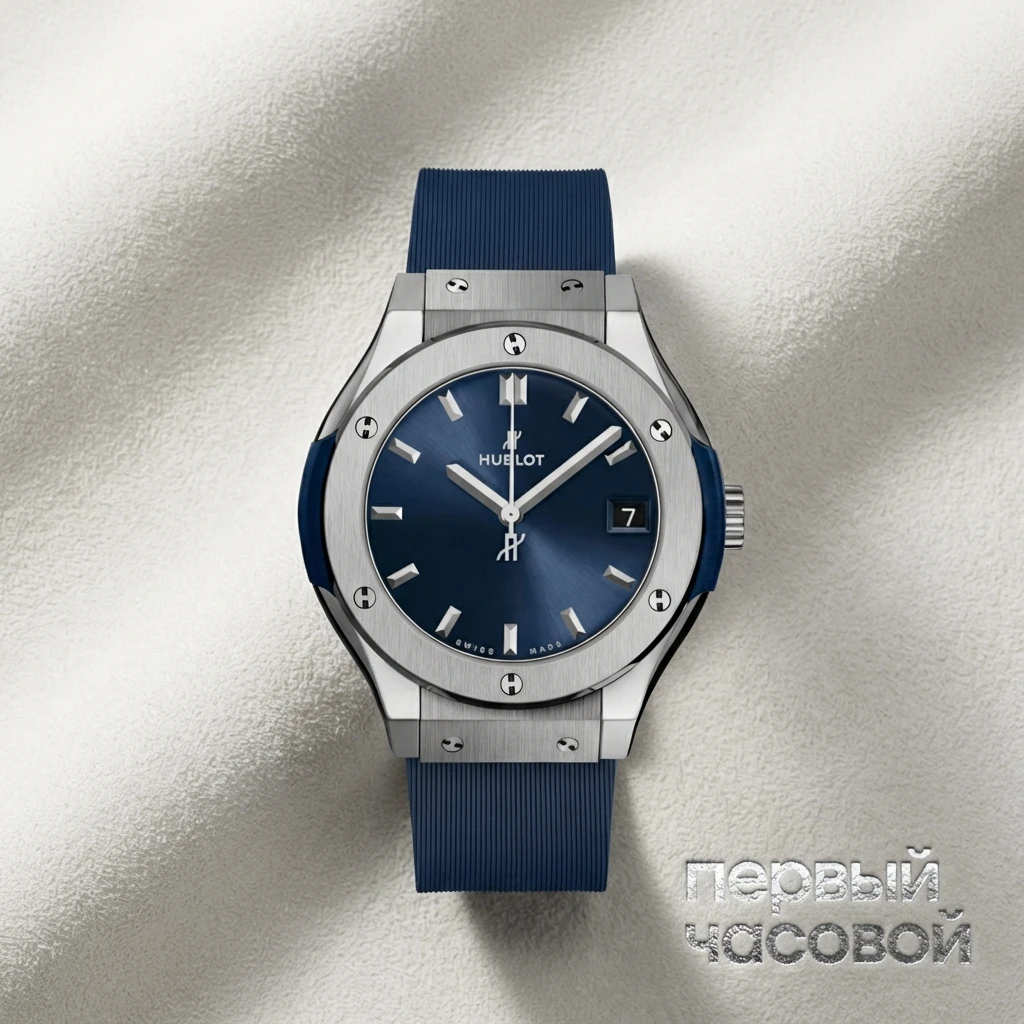 Hublot Classic Fusion Titanium Blue 33 Mm 581.NX.7170.RX