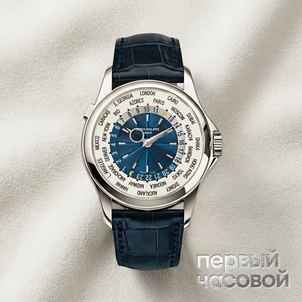 Купить элитные часы Patek Philippe Complications World Timer Platinum  5130P-020: в наличии в Москве!