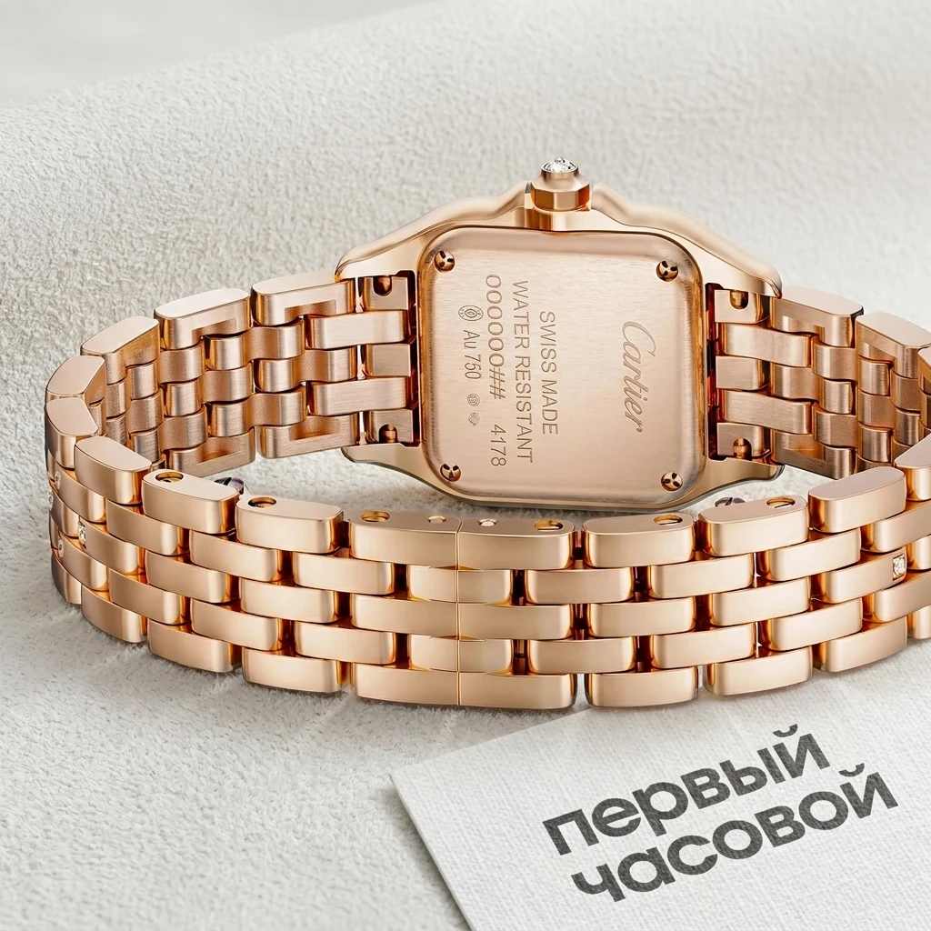 Купить элитные часы Cartier Panthère De Cartier Small Rose Gold And Diamonds WJPN0061: в наличии в Москве!