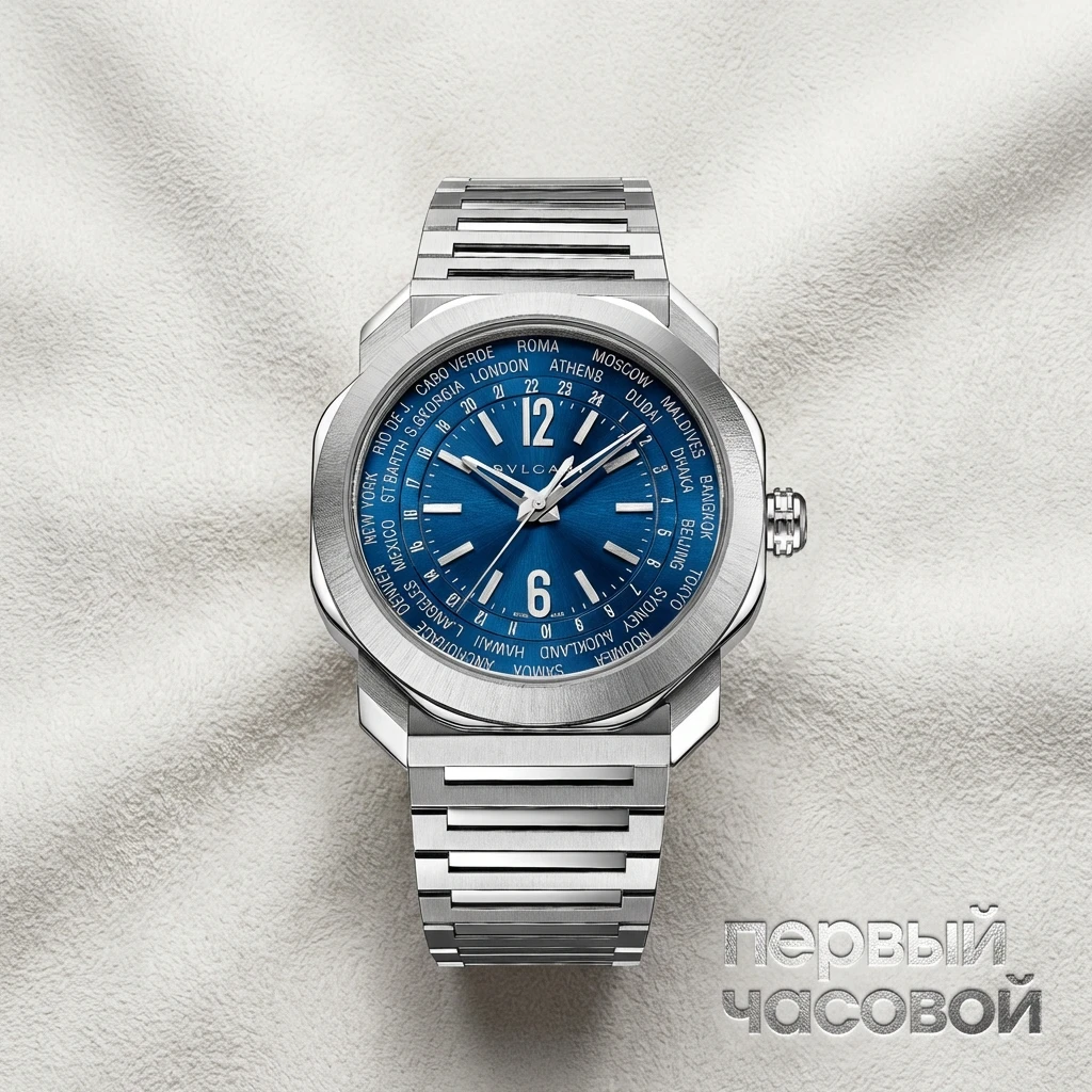 Купить элитные часы Bvlgari Octo Roma WorldTimer 103481: в наличии в Москве!