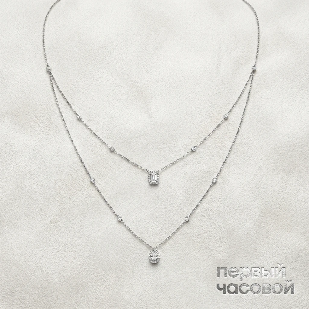 Купить украшение Messika Колье My Twin 2 Rows My Twin 2 rows diamond necklace 6506: в наличии в Москве!