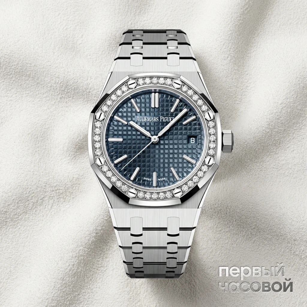 Купить элитные часы Audemars Piguet Royal Oak  37 mm Diamonds 50th Anniversary «50-ЛЕТНИЙ ЮБИЛЕЙ» 15551ST.ZZ.1356ST.02: в наличии в Москве!