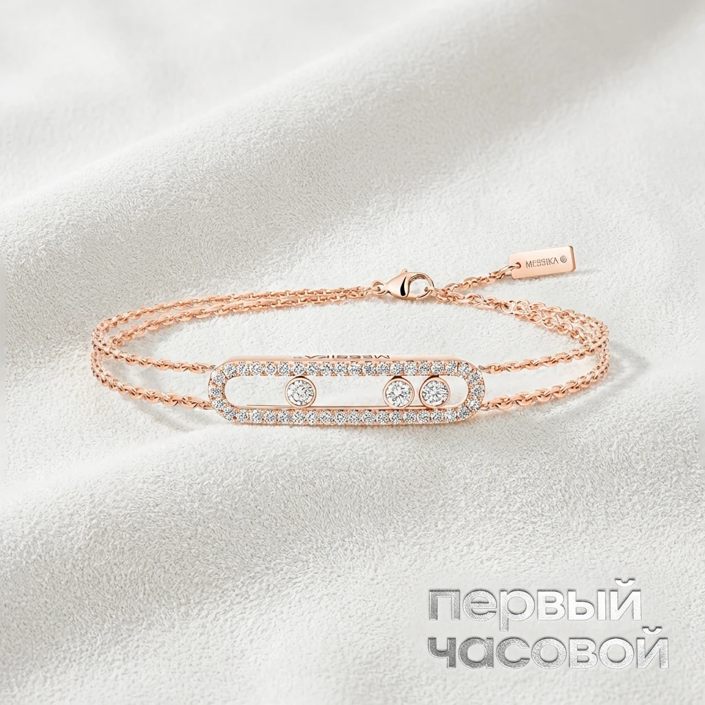 Купить украшение Messika Bracelet Pavé Move Classique 03995-PG: в наличии в Москве!