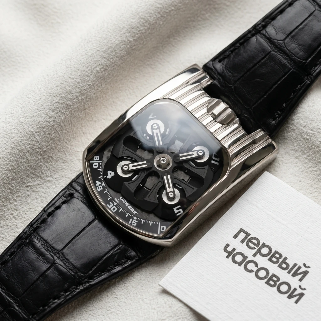 Купить элитные часы Urwerk Ur 103 Tarantula UR103.T: в наличии в Москве!