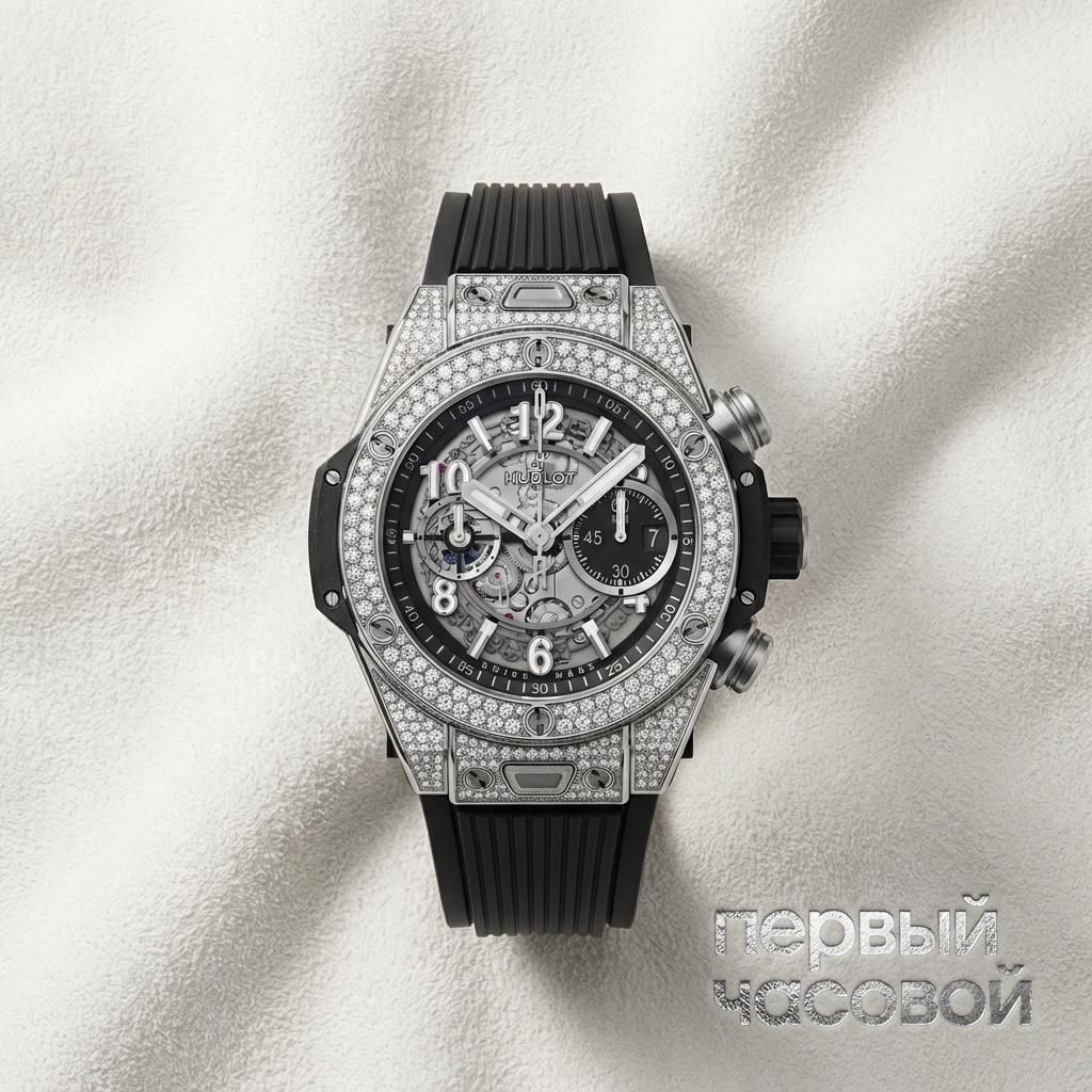 Hublot Big Bang Unico Titanium Pave