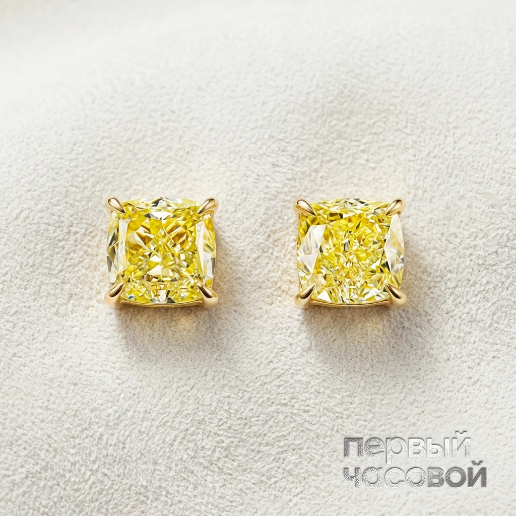 Купить украшение Studio jewelry Серьги с бриллиантами 1,51/1,51 ct. W to X Range/VS1 : в наличии в Москве!