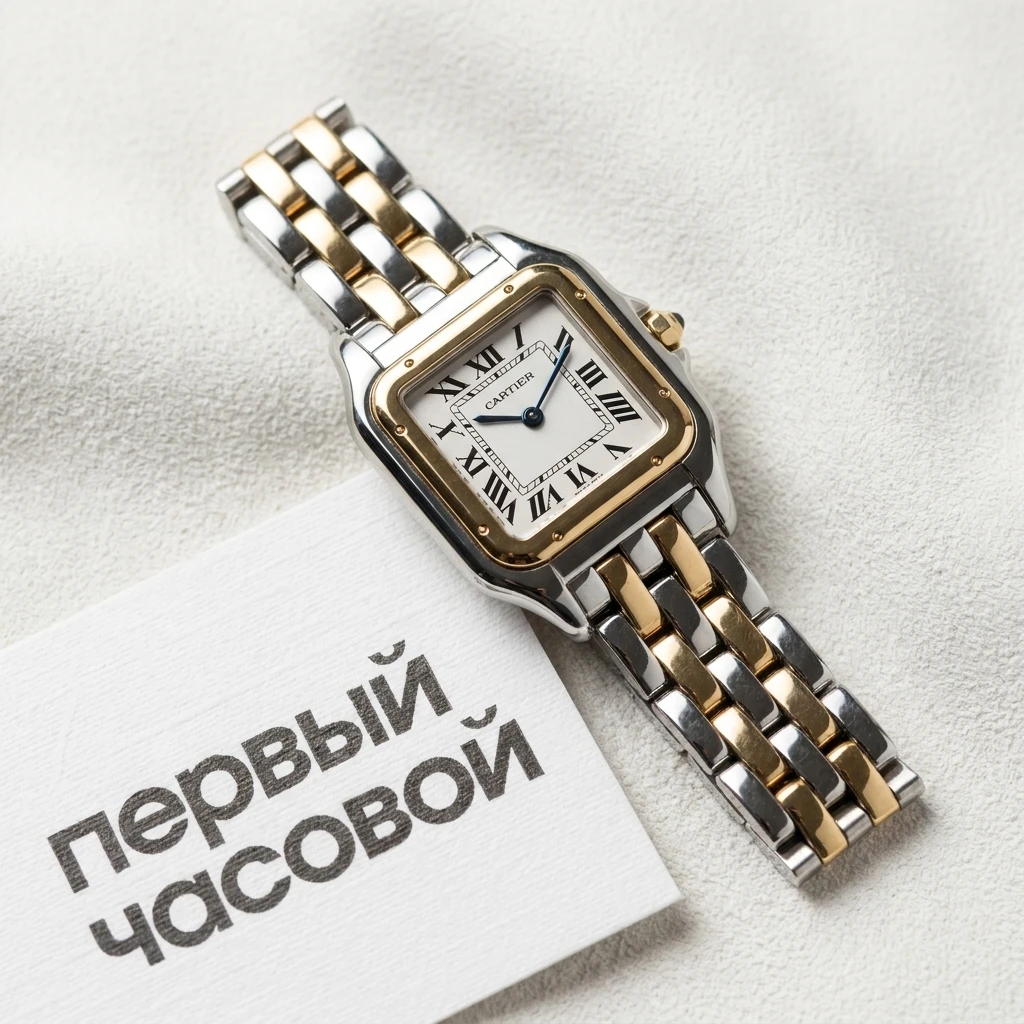 Купить элитные часы Cartier Panthere De Cartier Small Steel And Yellow Gold W2PN0018: в наличии в Москве!