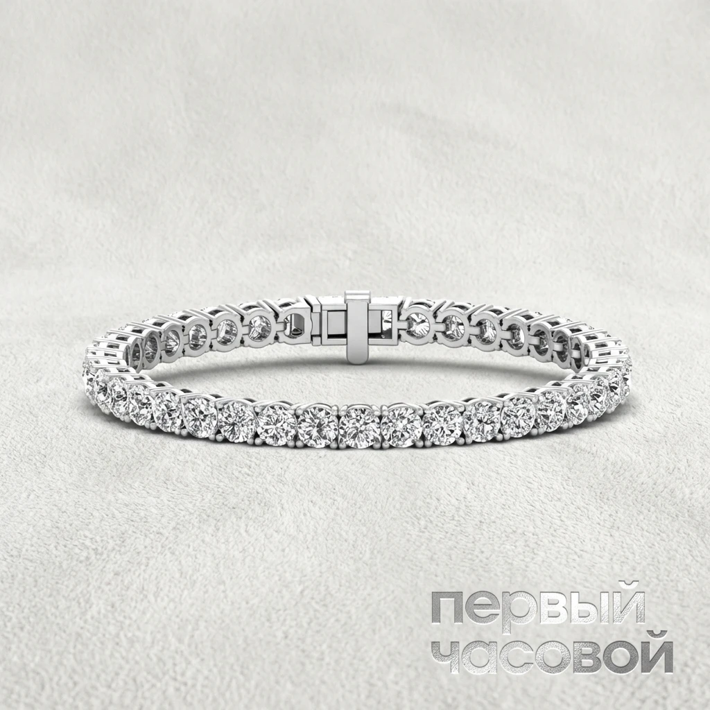 Купить украшение Studio jewelry Браслет с бриллиантами 25 ct. G-H/VS (3 Excellent) : в наличии в Москве!