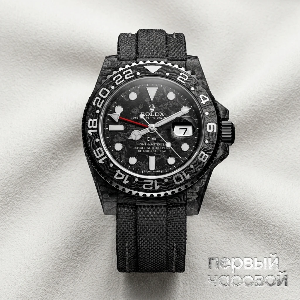 Купить элитные часы DiW Rolex Gmt-Master Ii All Black : в наличии в Москве!