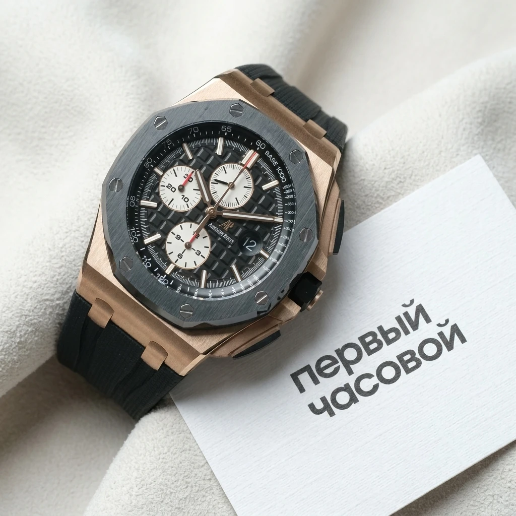 Купить элитные часы Audemars Piguet Royal Oak Offshore Chronograph Rose Gold 44mm 26401RO.OO.A002CA.01: в наличии в Москве!