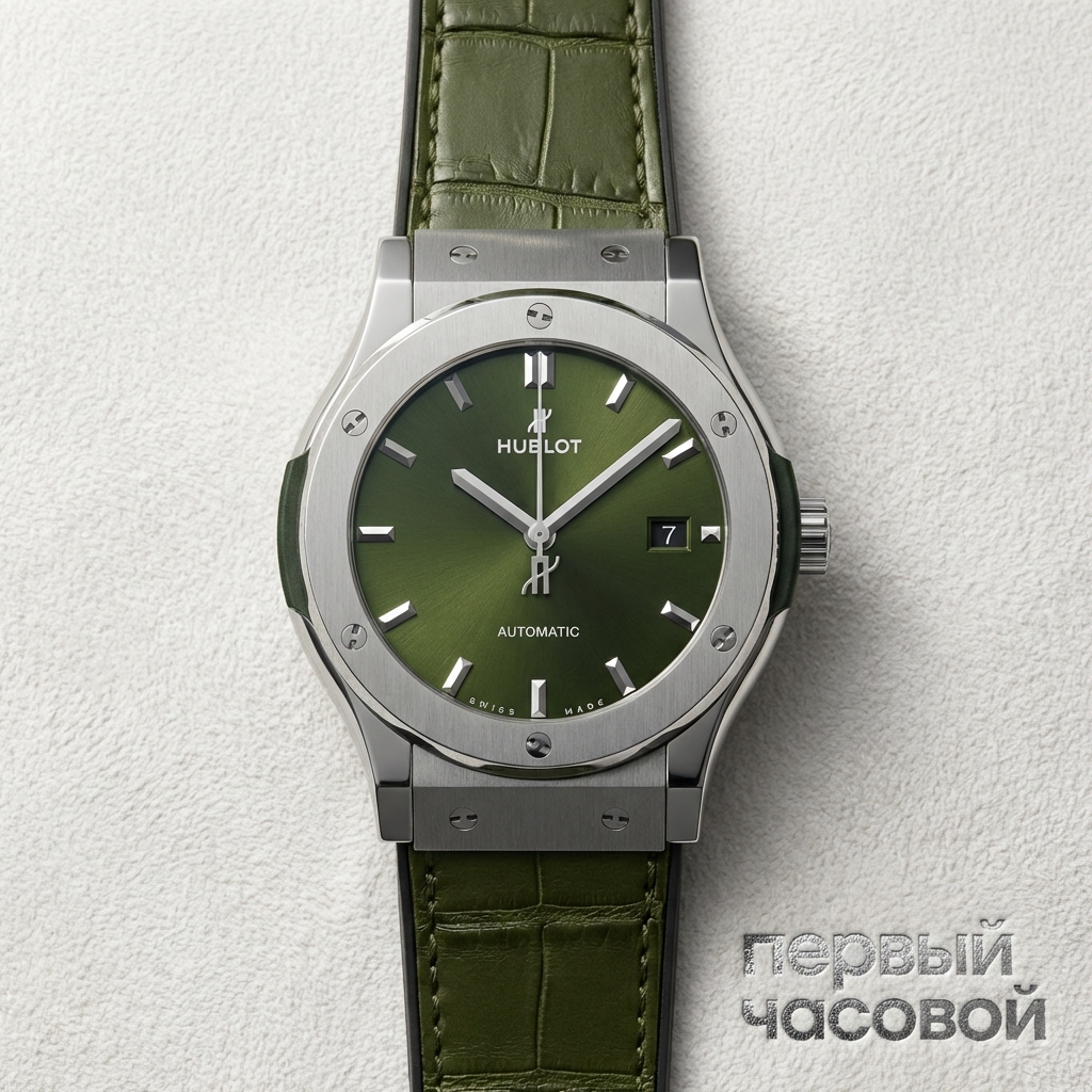 Hublot Classic Fusion Green Titanium 42 mm