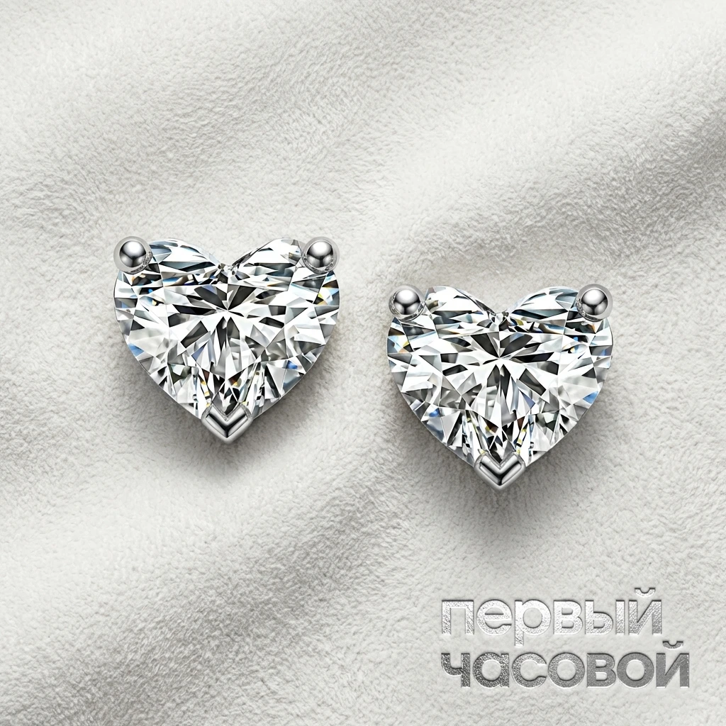 Купить украшение Studio jewelry Серьги 0,90/0,91 Ct. E/Vs2 : в наличии в Москве!