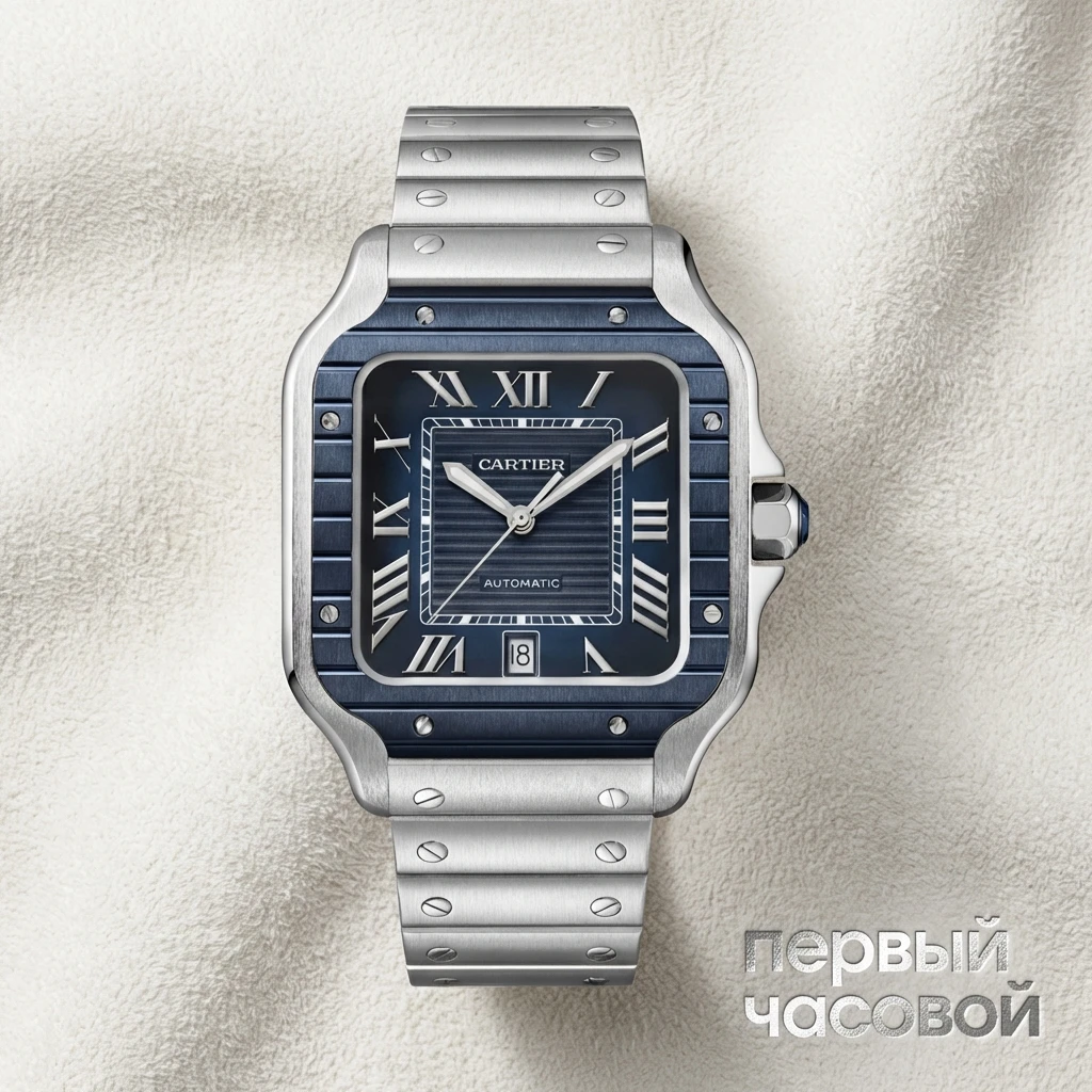 Купить элитные часы Cartier Santos De Cartier WSSA0048: в наличии в Москве!