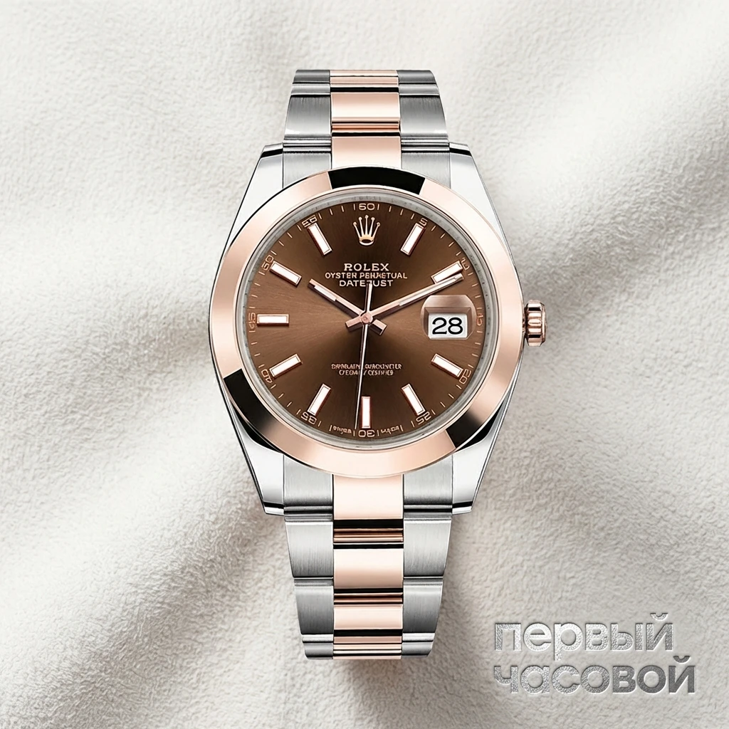 Купить элитные часы Rolex Datejust II 41mm Steel &amp; Rose Gold Chocolate Dial 126301: в наличии в Москве!