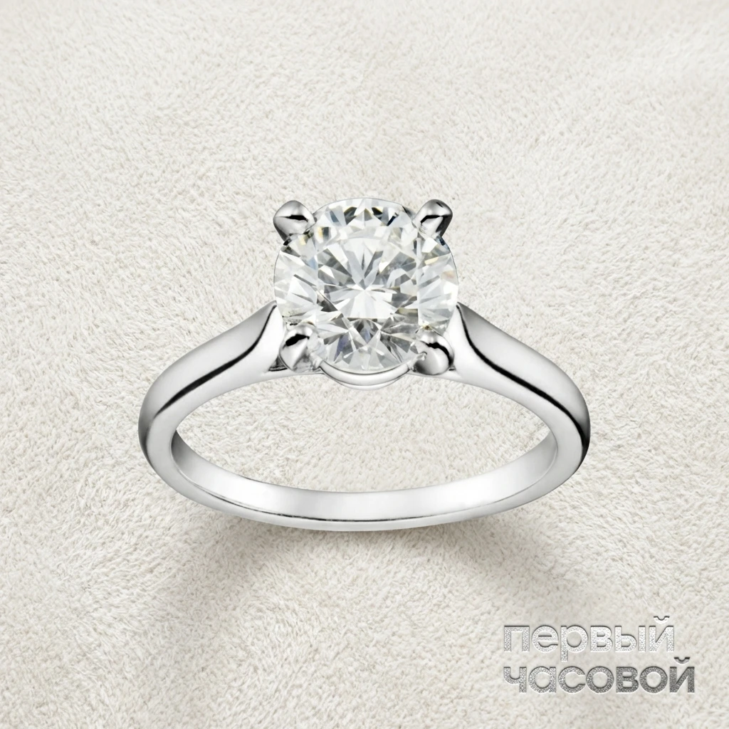 Купить украшение Studio jewelry Кольцо С Бриллиантом 1,60 Ct. K/Si1 (3 Excellent) : в наличии в Москве!