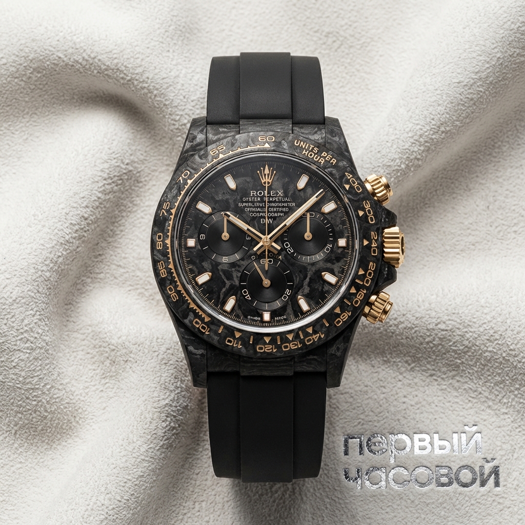 DiW Rolex Daytona 40 Mm Black & Gold