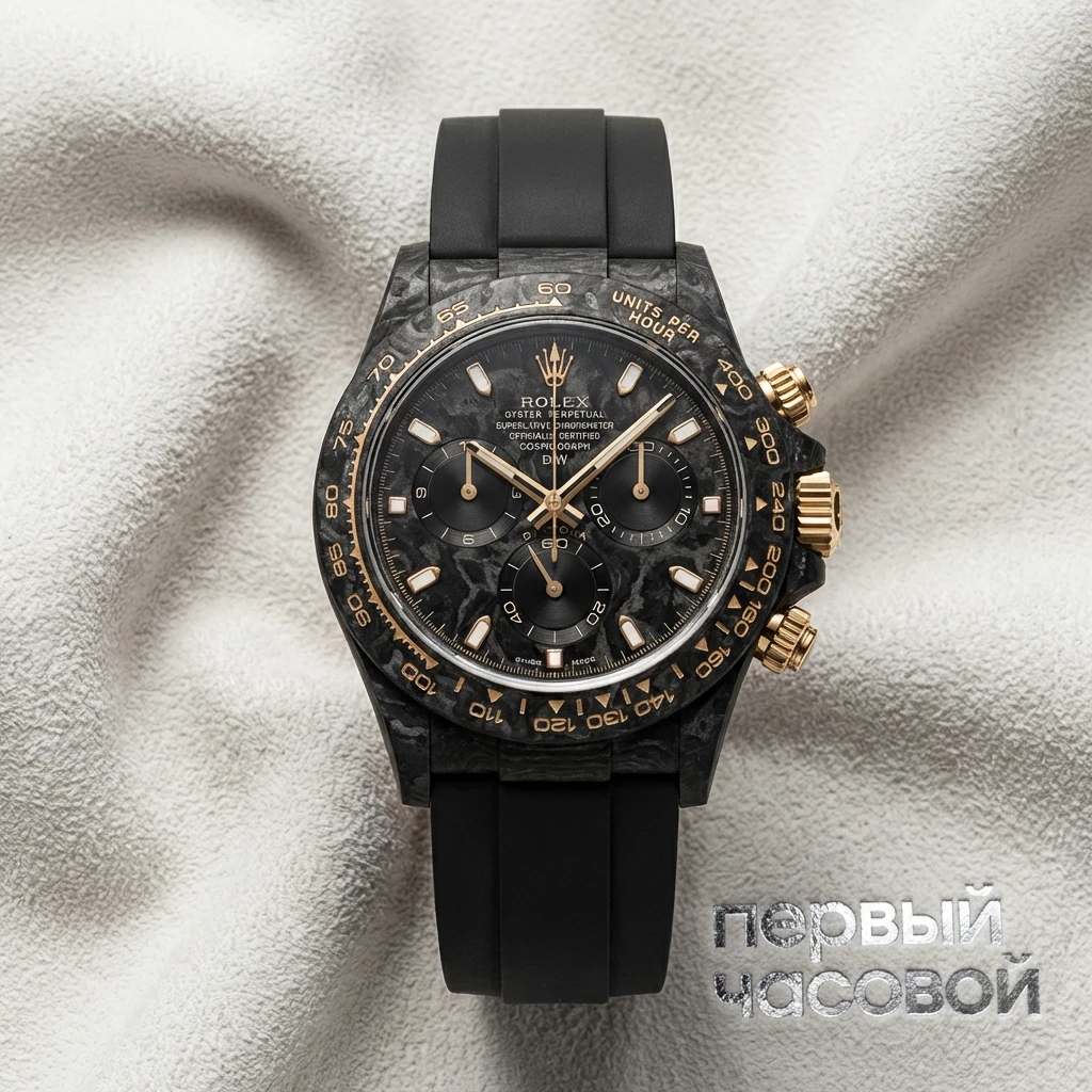 DiW Rolex Daytona 40 Mm Black & Gold