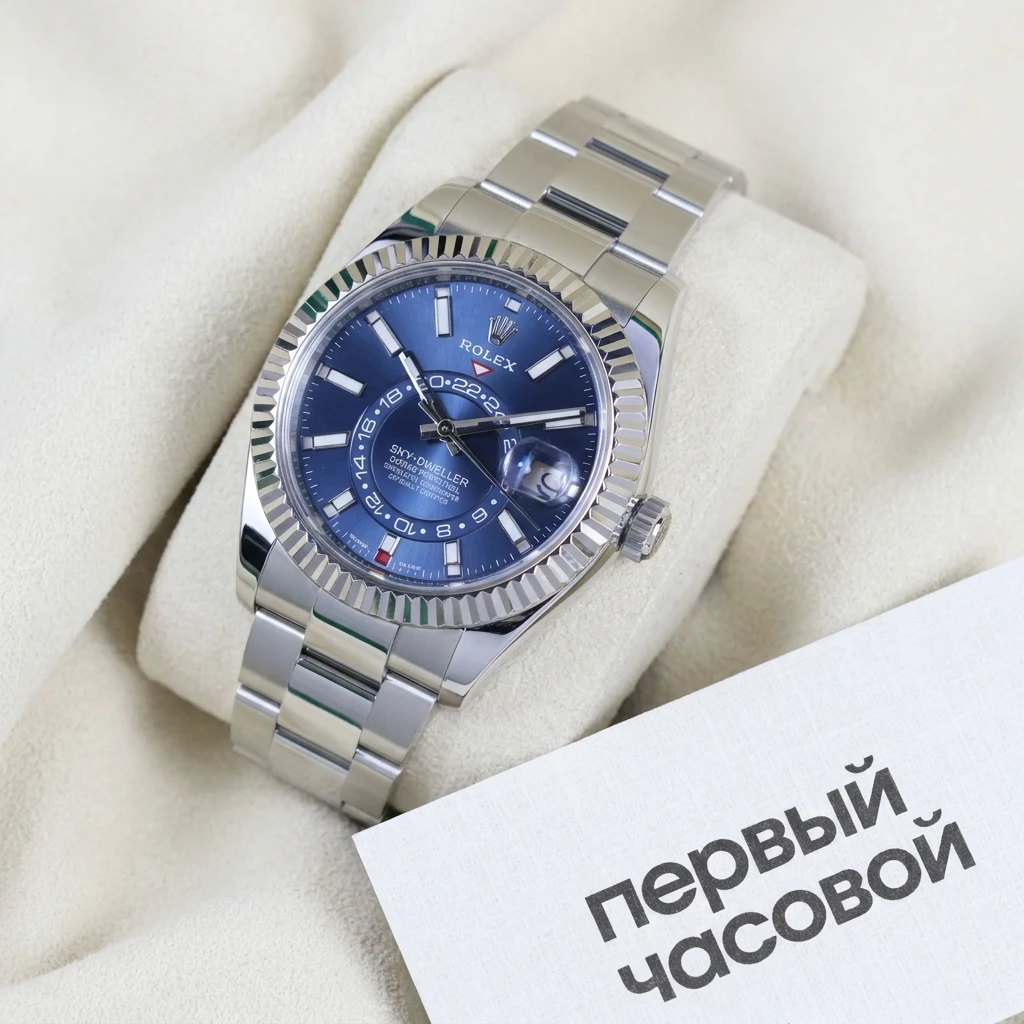 Rolex Sky-Dweller Steel Blue Dial 326934 — фото 2