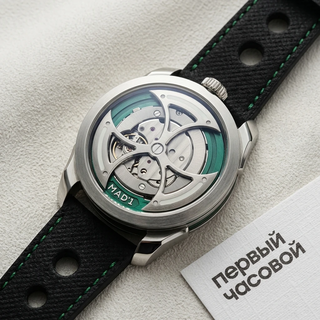 Купить элитные часы MB&amp;F M.a.d.1 Green Edition M.A.D.1 GREEN: в наличии в Москве!