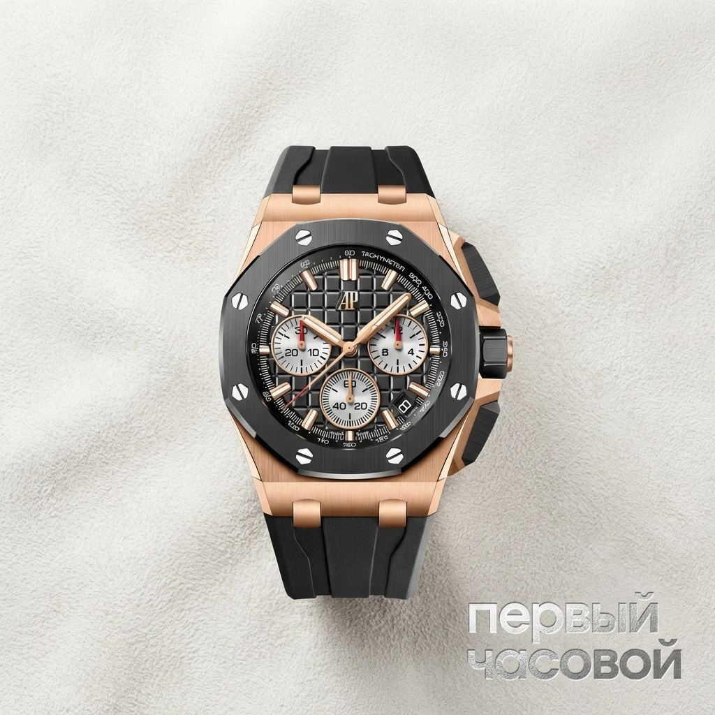 Купить элитные часы Audemars Piguet Royal Oak Offshore Selfwinding Chronograph Rose Gold And Ceramic 43 mm 26420RO.OO.A002CA.01: в наличии в Москве!