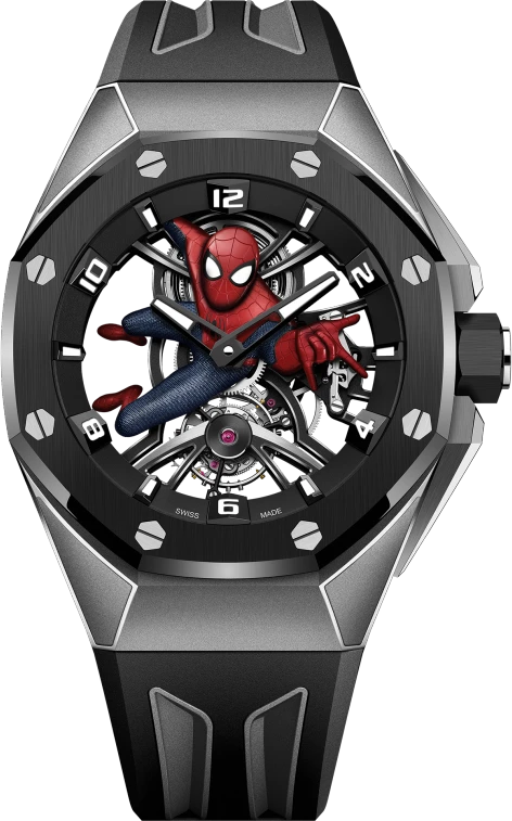Купить элитные часы Audemars Piguet Royal Oak Concept Tourbillon Spider-man 26631IO.OO.D002CA.01: в наличии в Москве!
