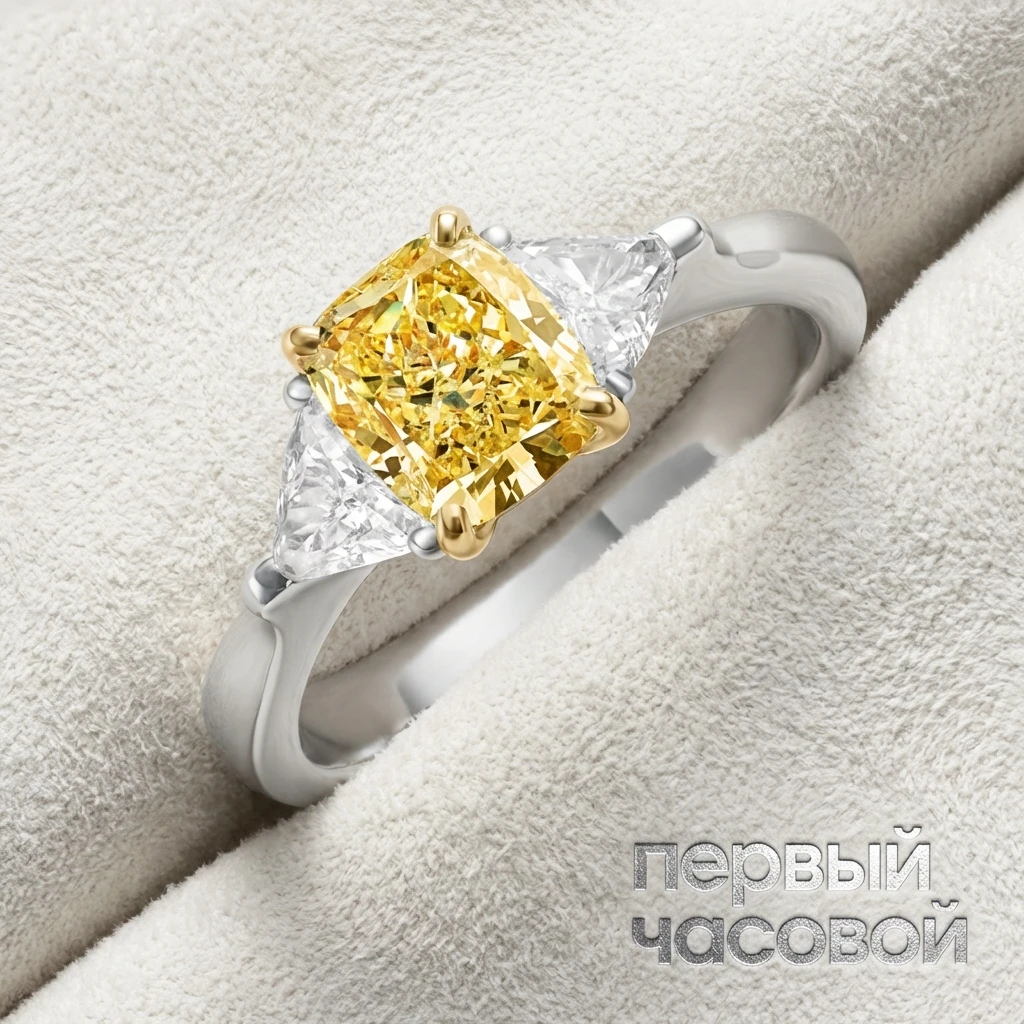 Купить украшение Studio jewelry Кольцо С Бриллиантом 3,52 Ct. Fy/Vs2 : в наличии в Москве!