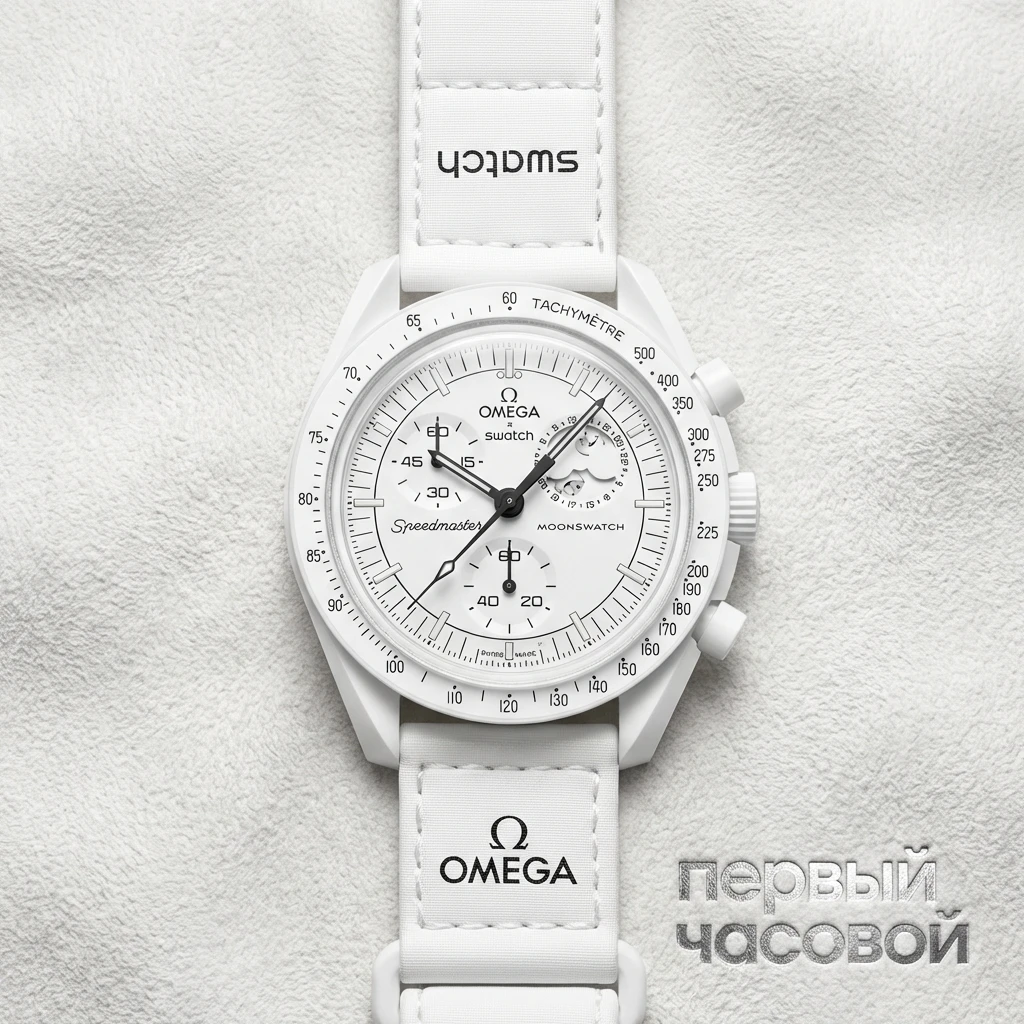 Купить элитные часы Omega Moonswatch Snoopy 2024 : в наличии в Москве!