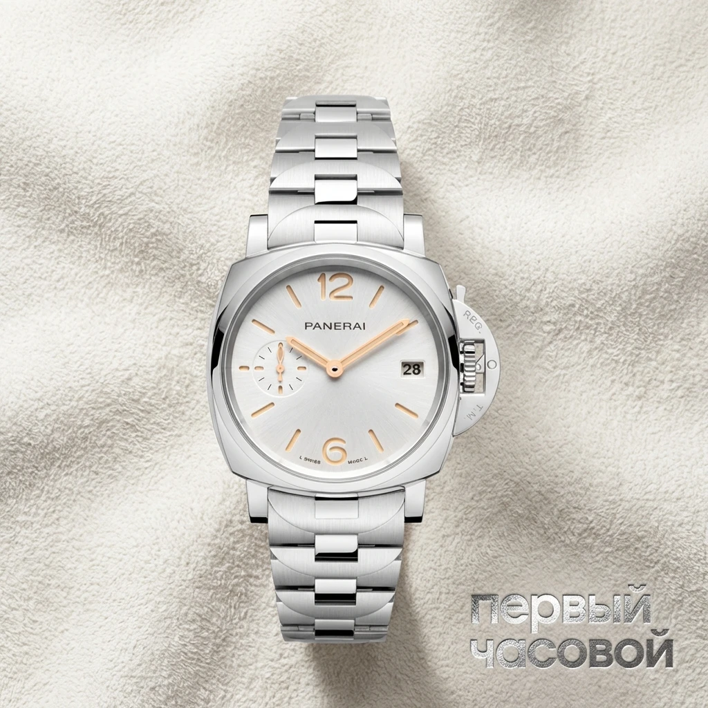 Купить элитные часы Panerai Luminor Due 38 Mm White Sun-Brushed Dial PAM01508: в наличии в Москве!