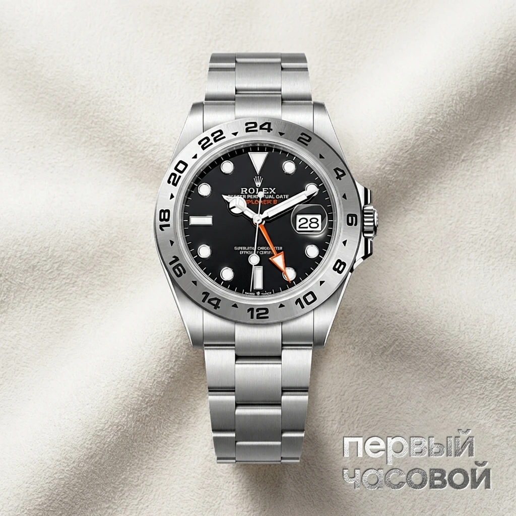 Купить элитные часы Rolex Explorer Ii Oyster Perpetual 42 Mm Black Dial m226570-0002: в наличии в Москве!