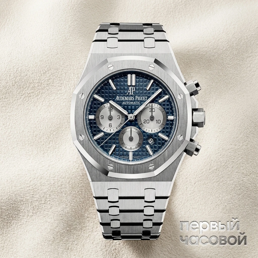 Купить элитные часы Audemars Piguet Royal Oak Chronograph 41 mm Blue Dial 26331ST.OO.1220ST.01: в наличии в Москве!