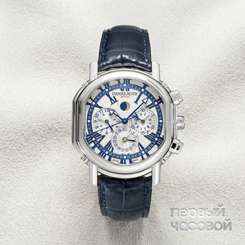Купить элитные часы Daniel Roth Perpetual Calendar Moon Phase Chronograph 379.Y.70.194.CM.BD: в наличии в Москве!