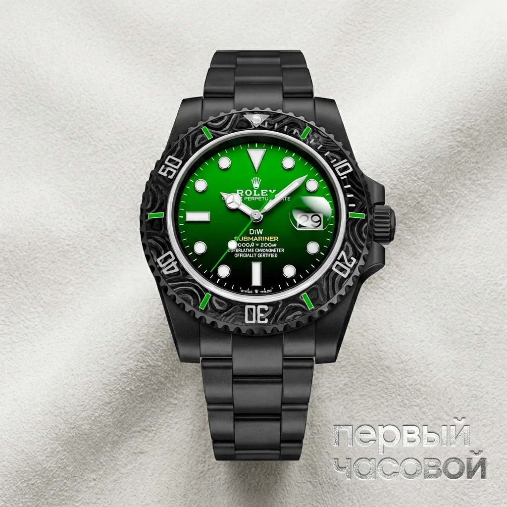 Купить элитные часы DiW Rolex Submariner Parakeet : в наличии в Москве!