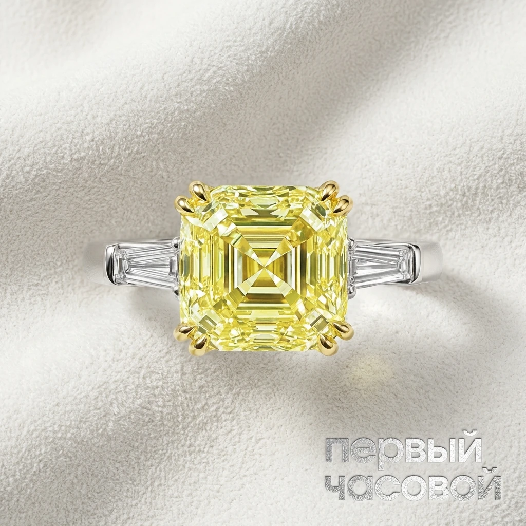 Купить украшение Studio jewelry Кольцо с бриллиантом 5,03 ct. U to V/VS2 : в наличии в Москве!