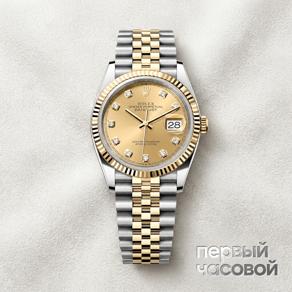 Rolex Datejust Champagne Diamond Dial