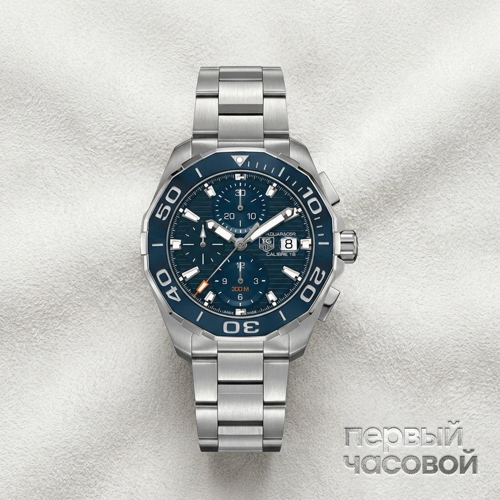 Купить элитные часы Tag Heuer Aquaracer Automatic Chronograph Calibre 16 43Mm CAY211B.BA0927: в наличии в Москве!