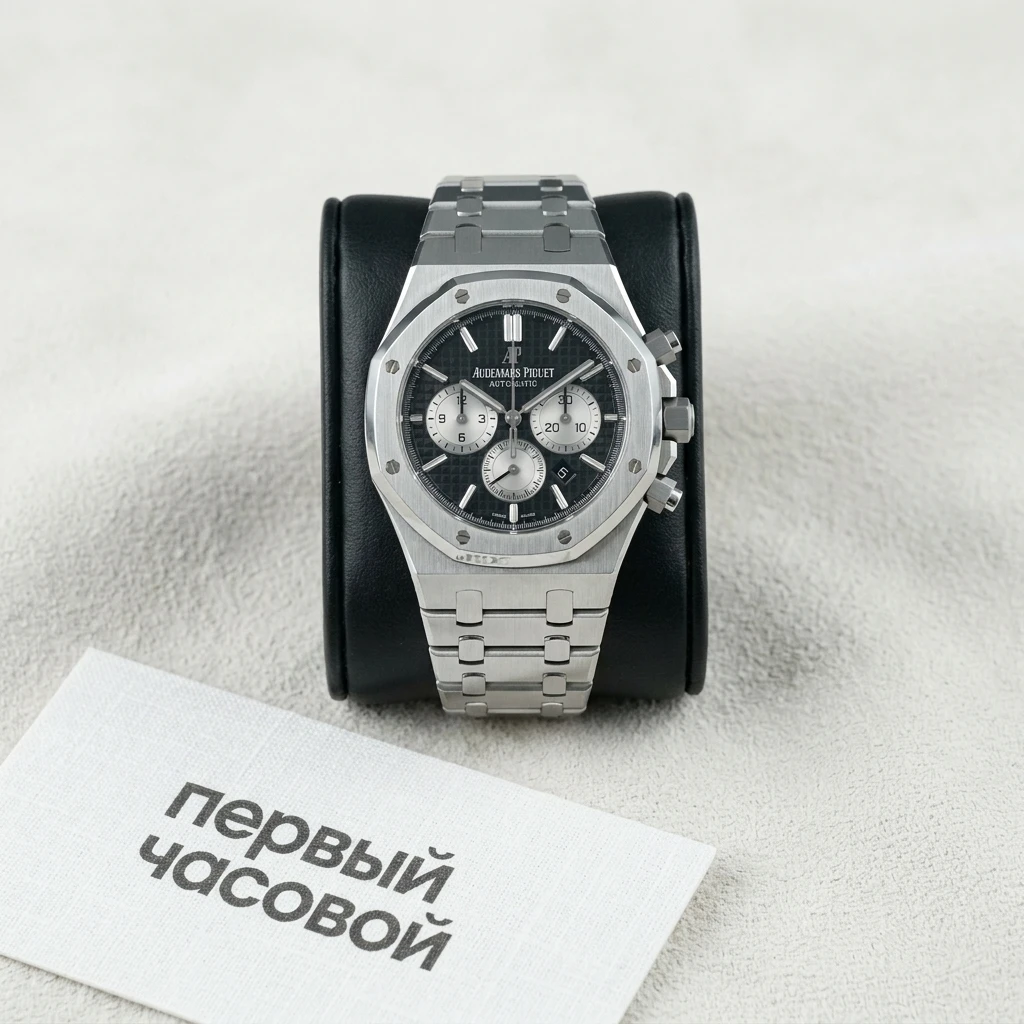 Купить элитные часы Audemars Piguet Royal Oak Chronograph 41Mm Black Dial 26331ST.OO.1220ST.02: в наличии в Москве!