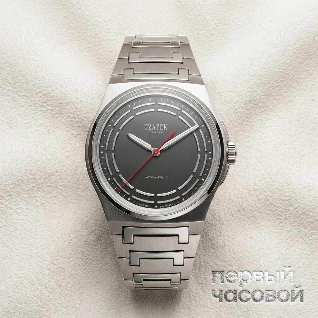 Czapek Antarctique Titanium Dark Sector Full Red