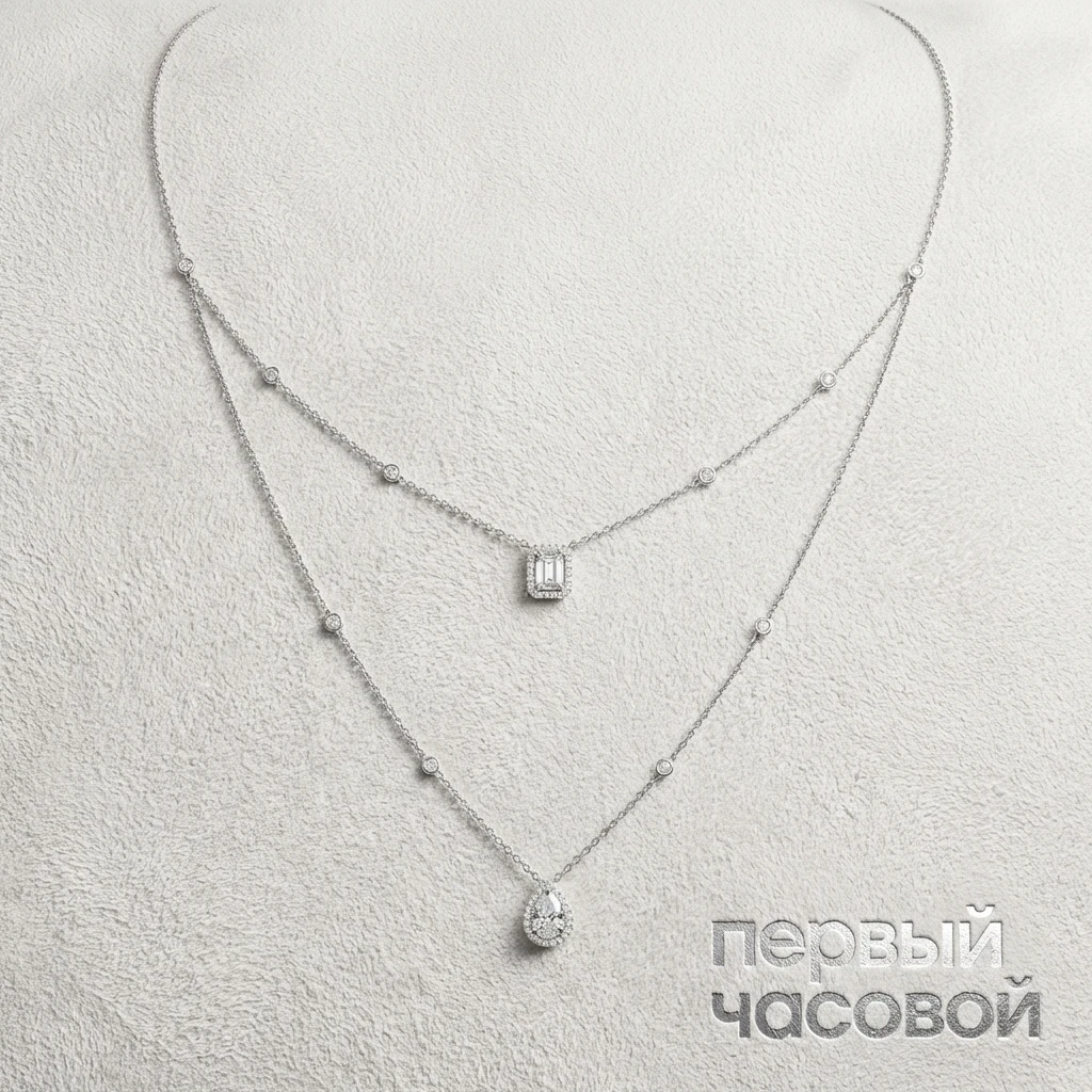 Купить украшение Messika Колье My Twin 2-Row 0.40 Ct X 2 My Twin 2-Row Necklace 12966-WG: в наличии в Москве!