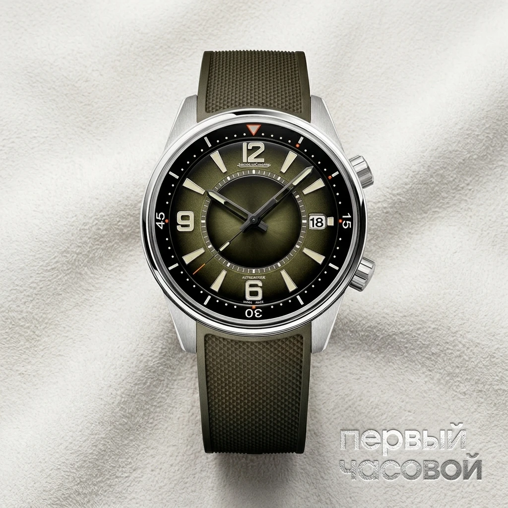 Купить элитные часы Jaeger-LeCoultre Polaris Date Olive 42 mm Q906863J: в наличии в Москве!
