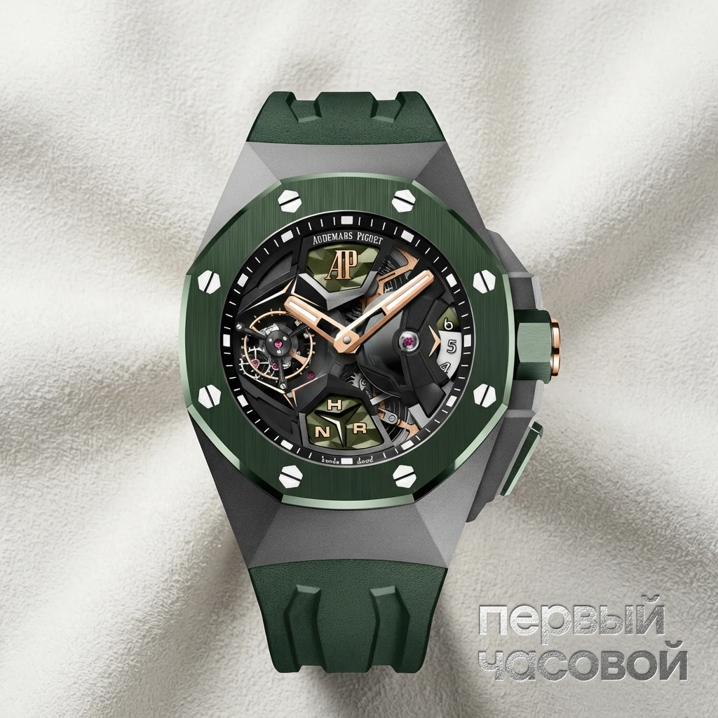 Купить элитные часы Audemars Piguet Royal Oak Concept Flying Tourbillon GMT 26589IO.OO.D056CA.01: в наличии в Москве!