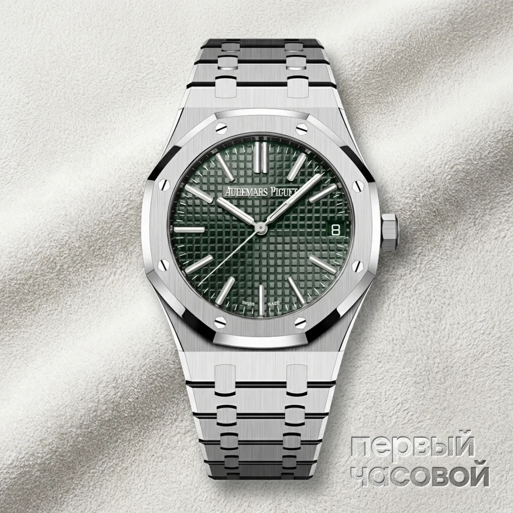 Купить элитные часы Audemars Piguet Royal Oak Selfwinding "50th Anniversary" 41 mm 15510ST.OO.1320ST.01: в наличии в Москве!