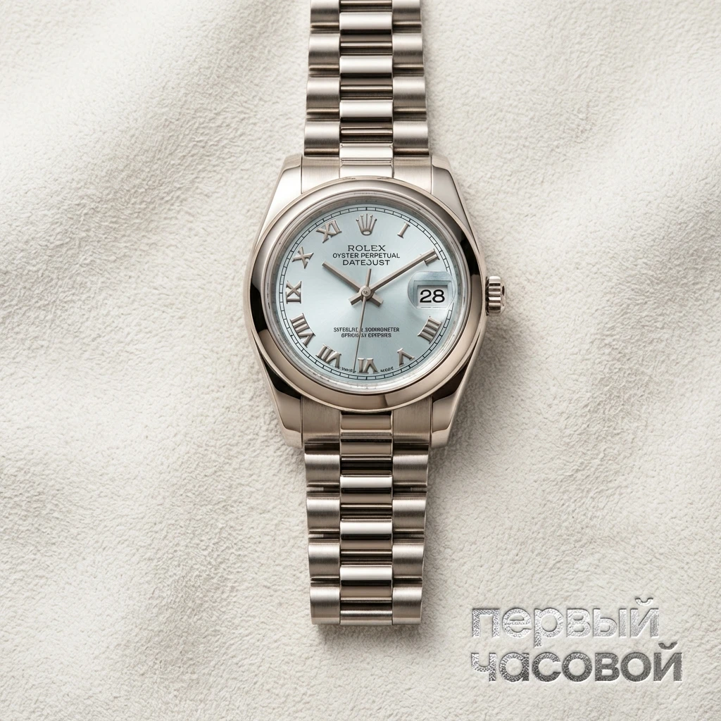 Купить элитные часы Rolex Datejust Platinum Ladies  179166BLR: в наличии в Москве!