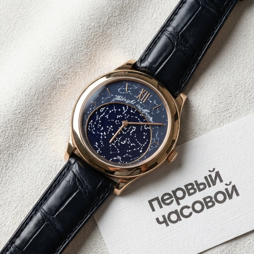 Купить элитные часы Van Cleef &amp; Arpels Midnight In Moscow Rose Gold VCARF80700 : в наличии в Москве!