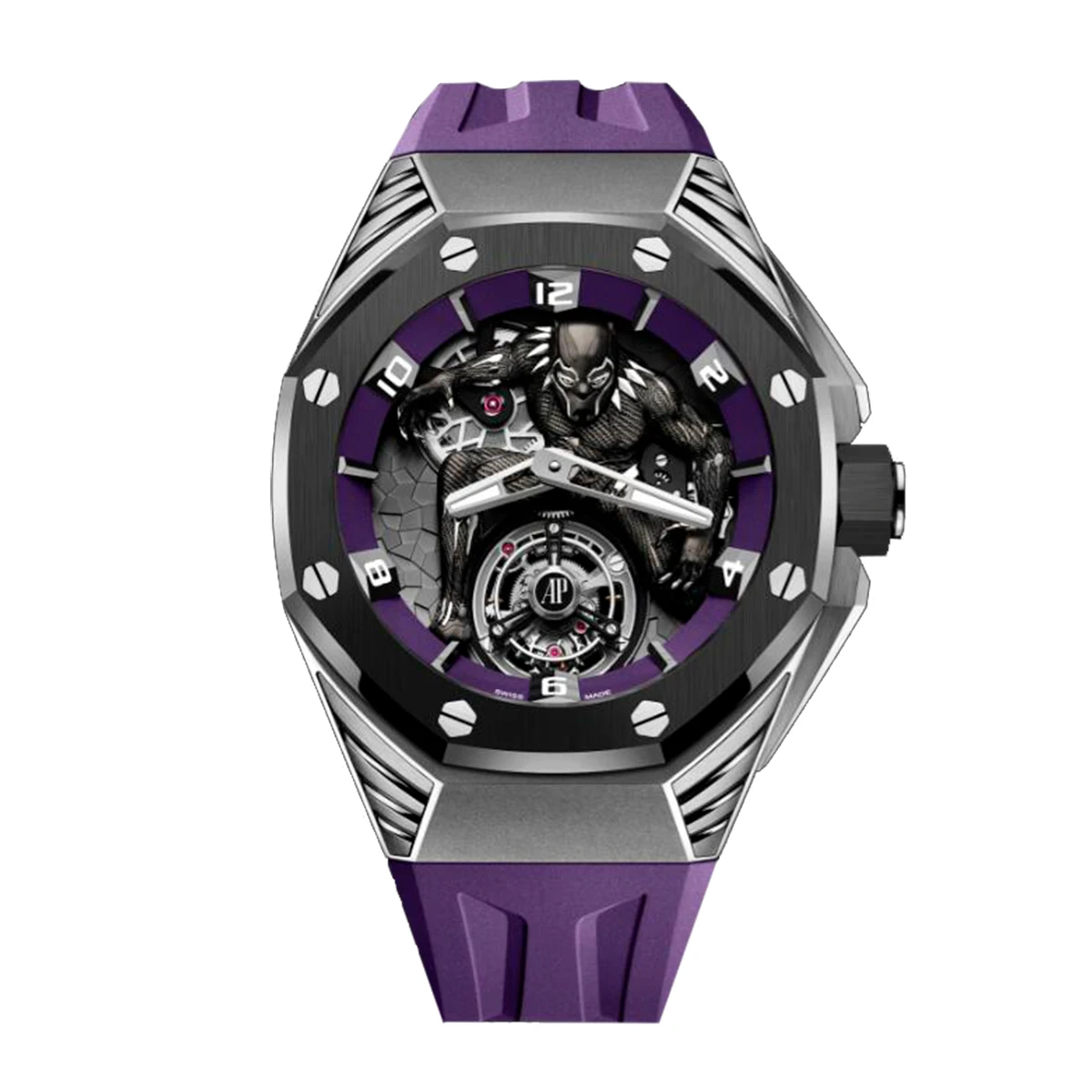 Купить элитные часы Bovet Royal Oak Concept Black Panther Flying Tourbillon 26620IO.OO.D077CA.01: в наличии в Москве!