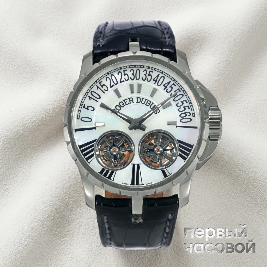 Купить элитные часы Roger Dubuis Excalibur Double Flying Tourbillon EX45 01 9 N1.67A: в наличии в Москве!