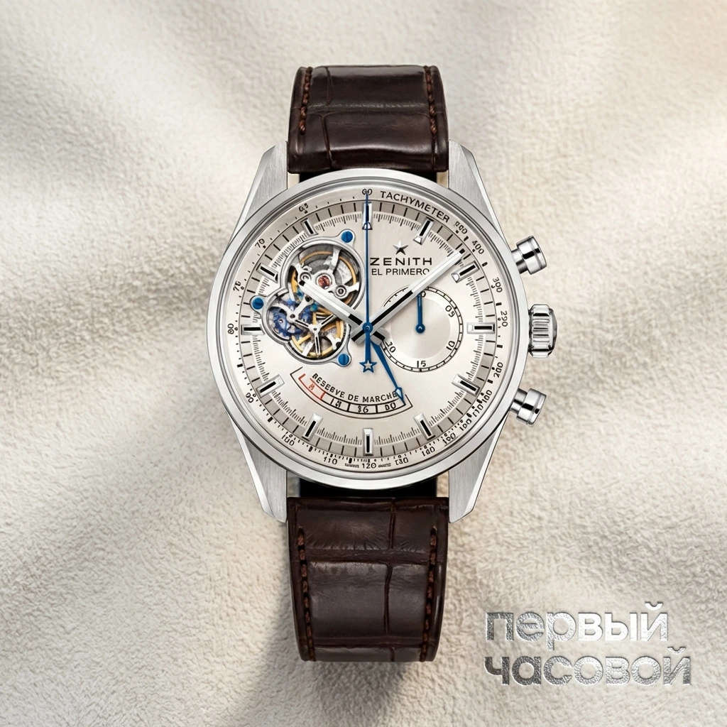 Купить элитные часы Zenith El Primero Chronomaster Open Silver Dial Power Reserve 03.2080.4021/01.C494: в наличии в Москве!
